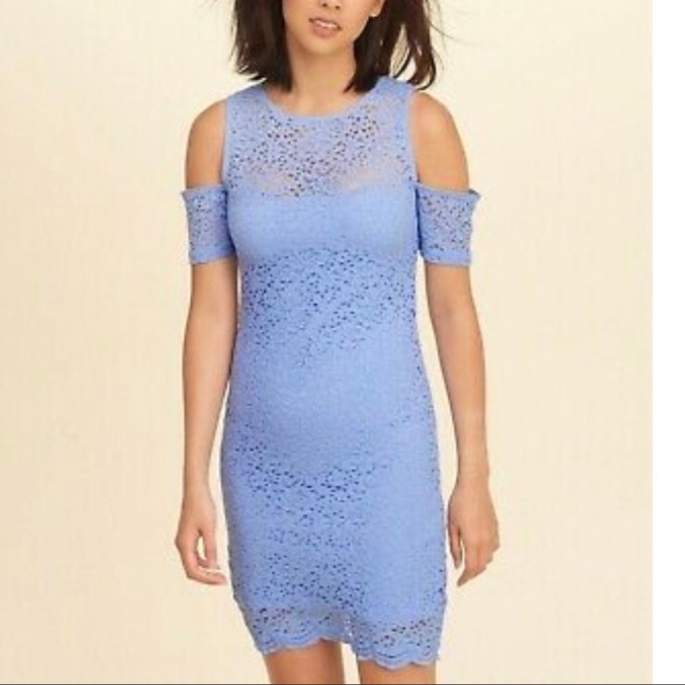 Hollister cold shoulder dress